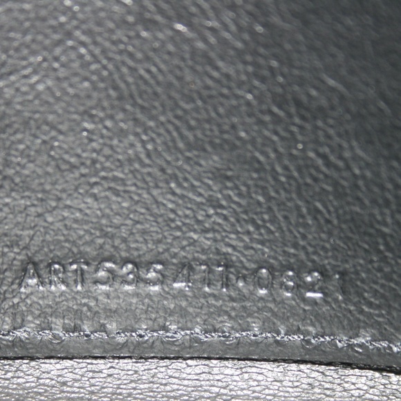 Saint Laurent Black Ysl Monogram Zip Around Wallet - Picture 5 of 5